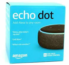 Echo Dot (3rd Gen, 2018 release) - Smart speaker with Alexa - Charcoal